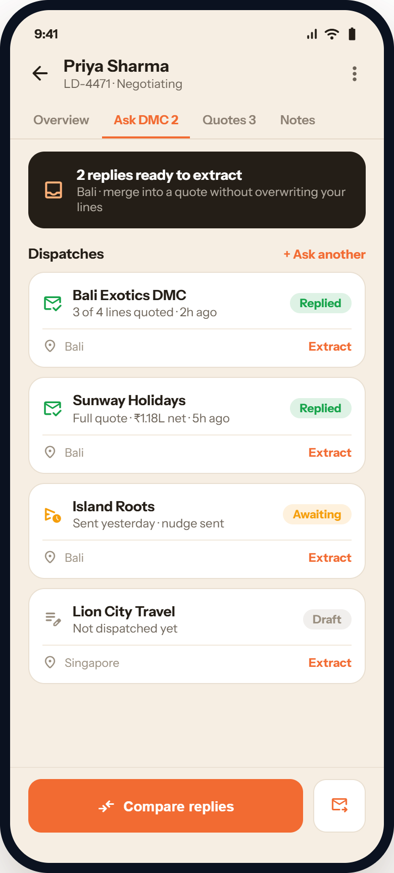 One app for your team, everywhere they close a deal